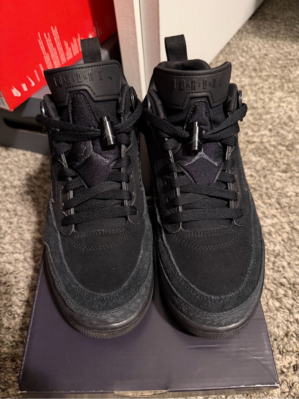 Jordan Spizike all black low top